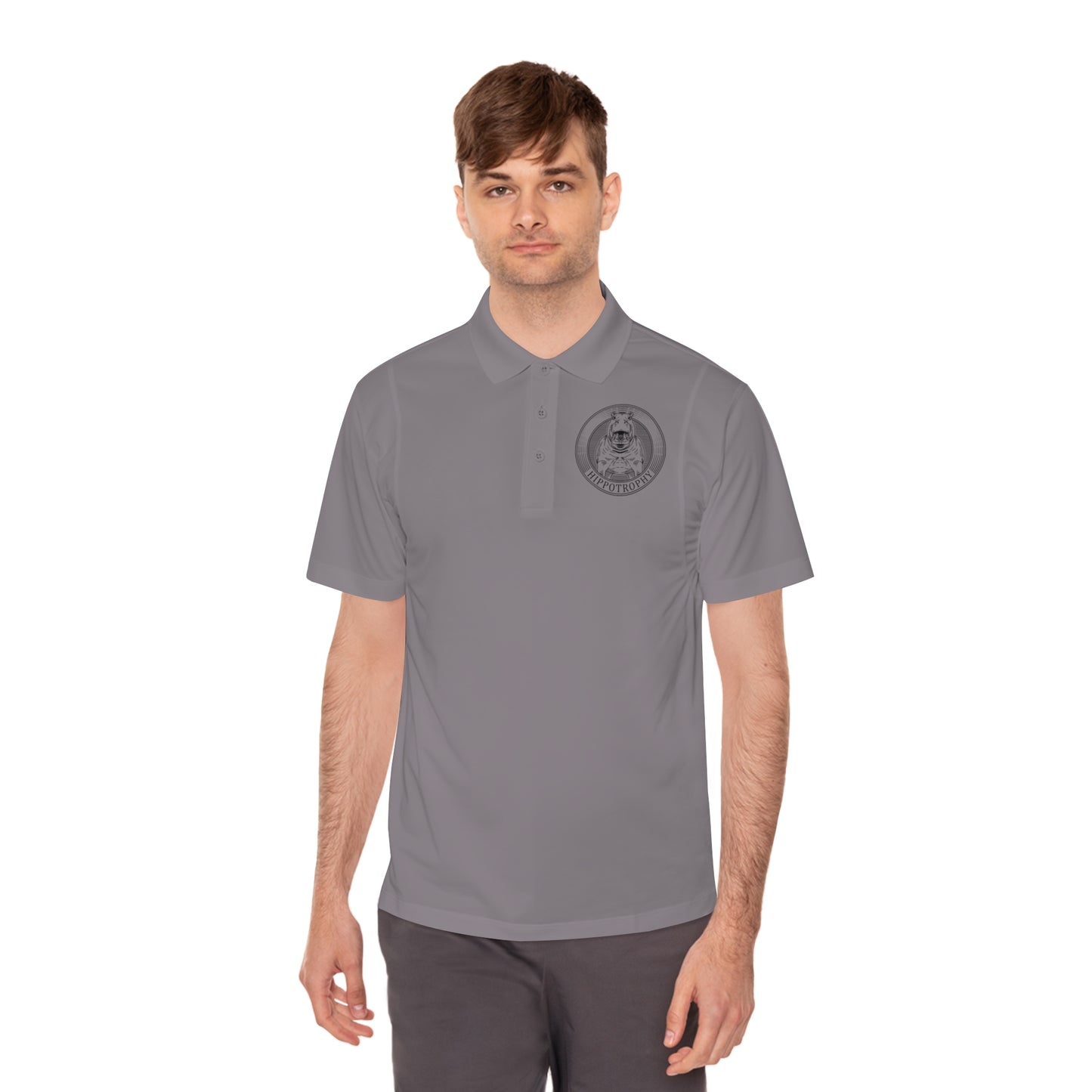 Men's Sport Polo Shirt - little Hippo