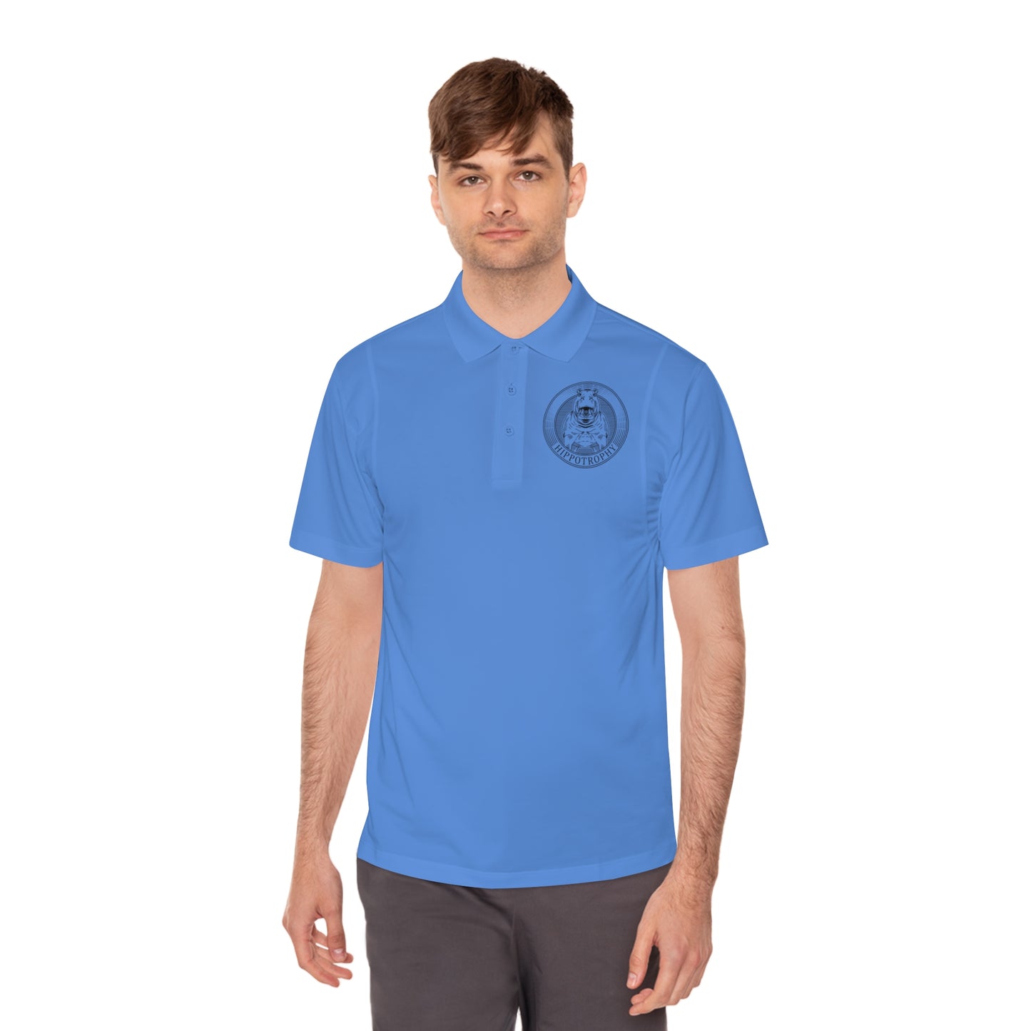 Men's Sport Polo Shirt - little Hippo