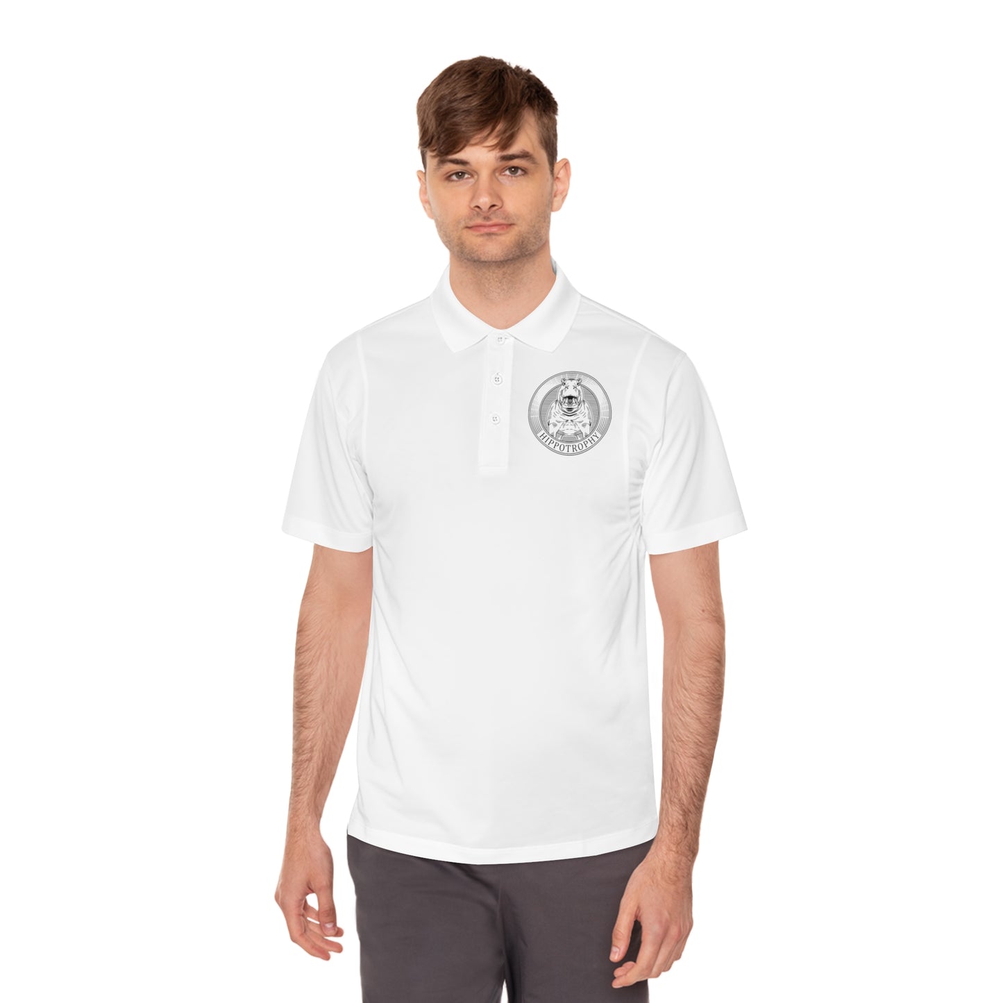 Men's Sport Polo Shirt - little Hippo