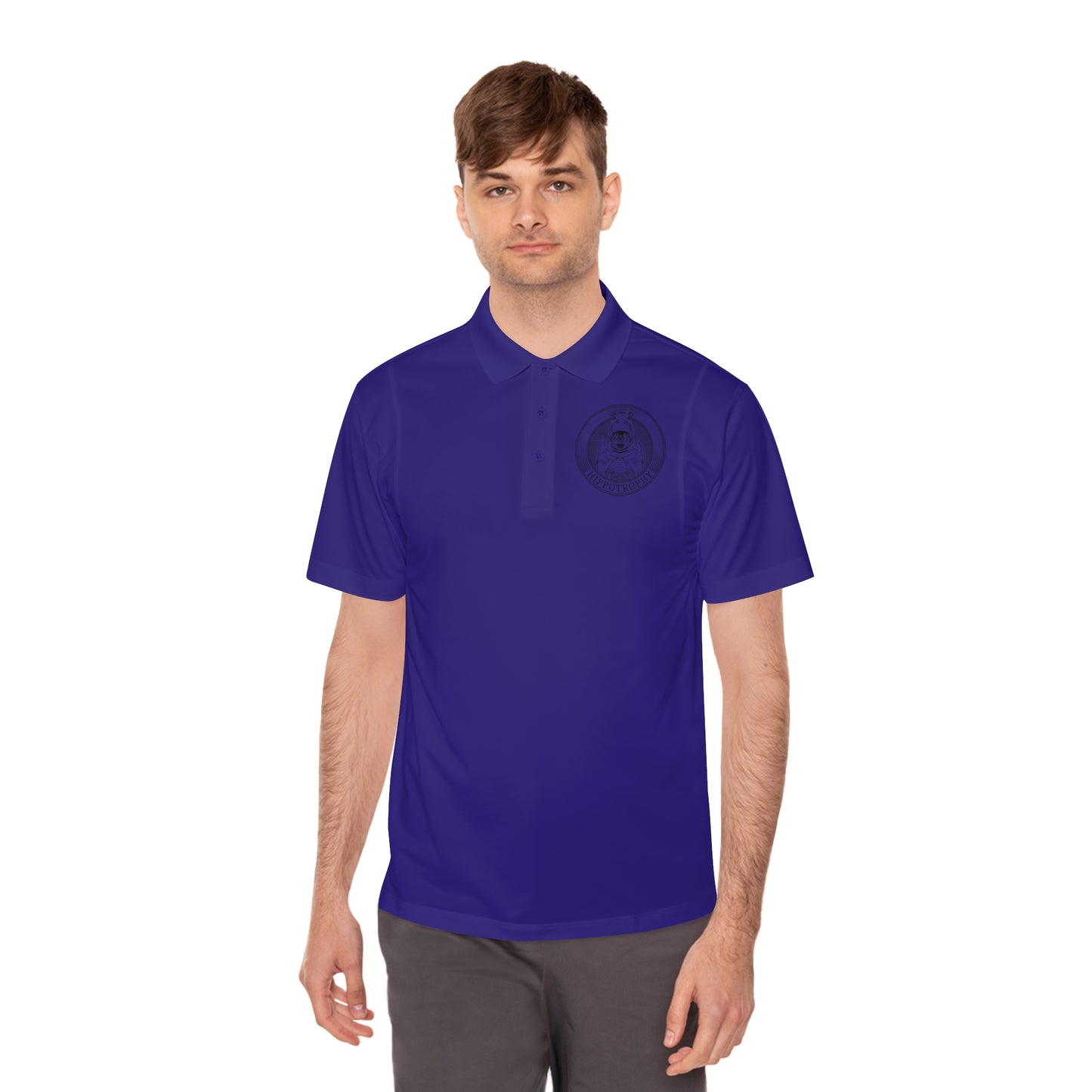 Men's Sport Polo Shirt - little Hippo