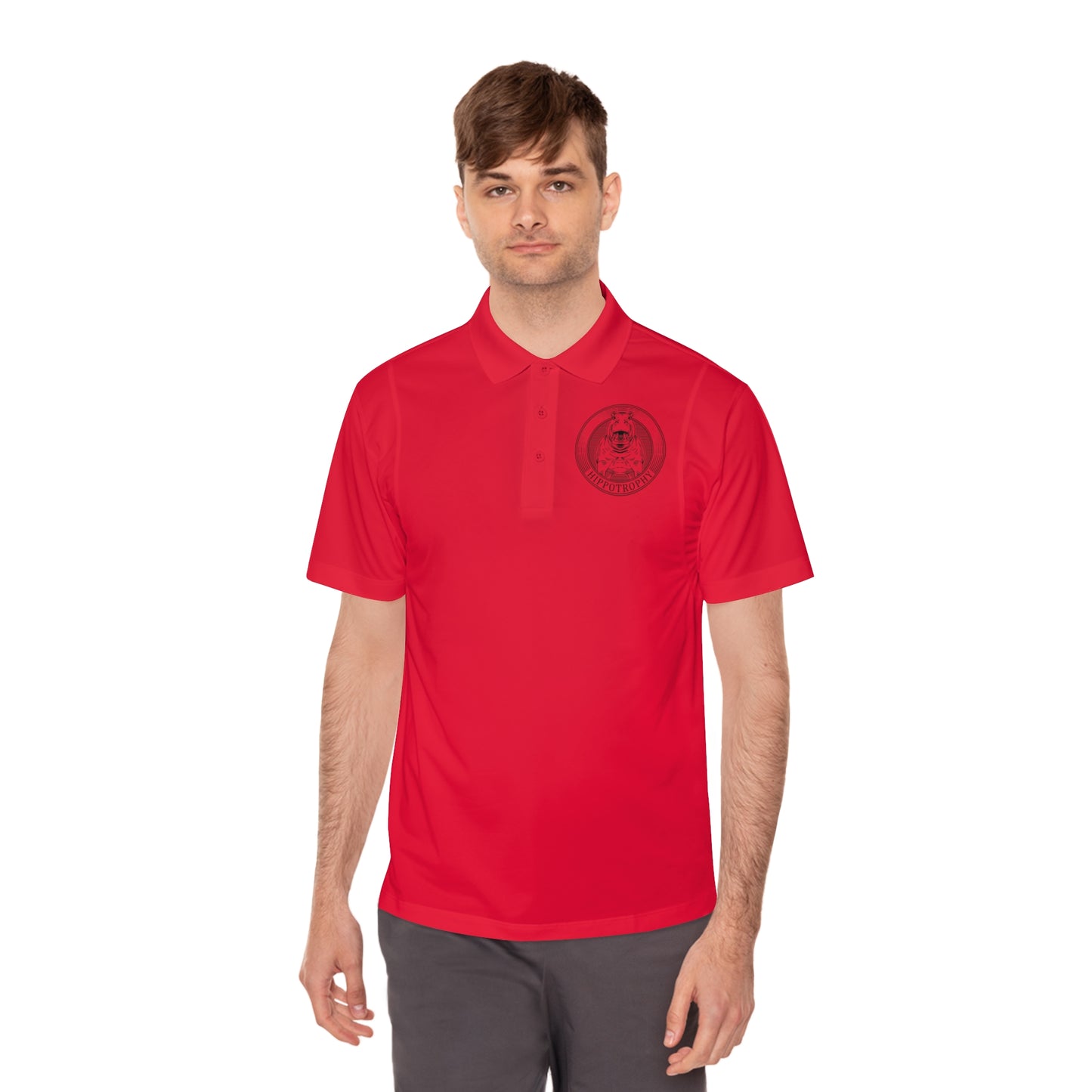 Men's Sport Polo Shirt - little Hippo