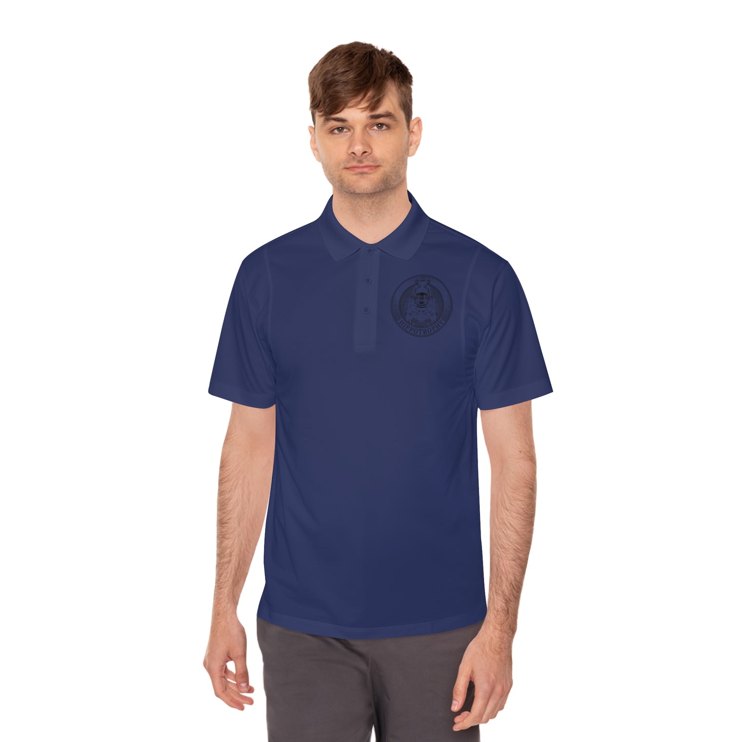 Men's Sport Polo Shirt - little Hippo
