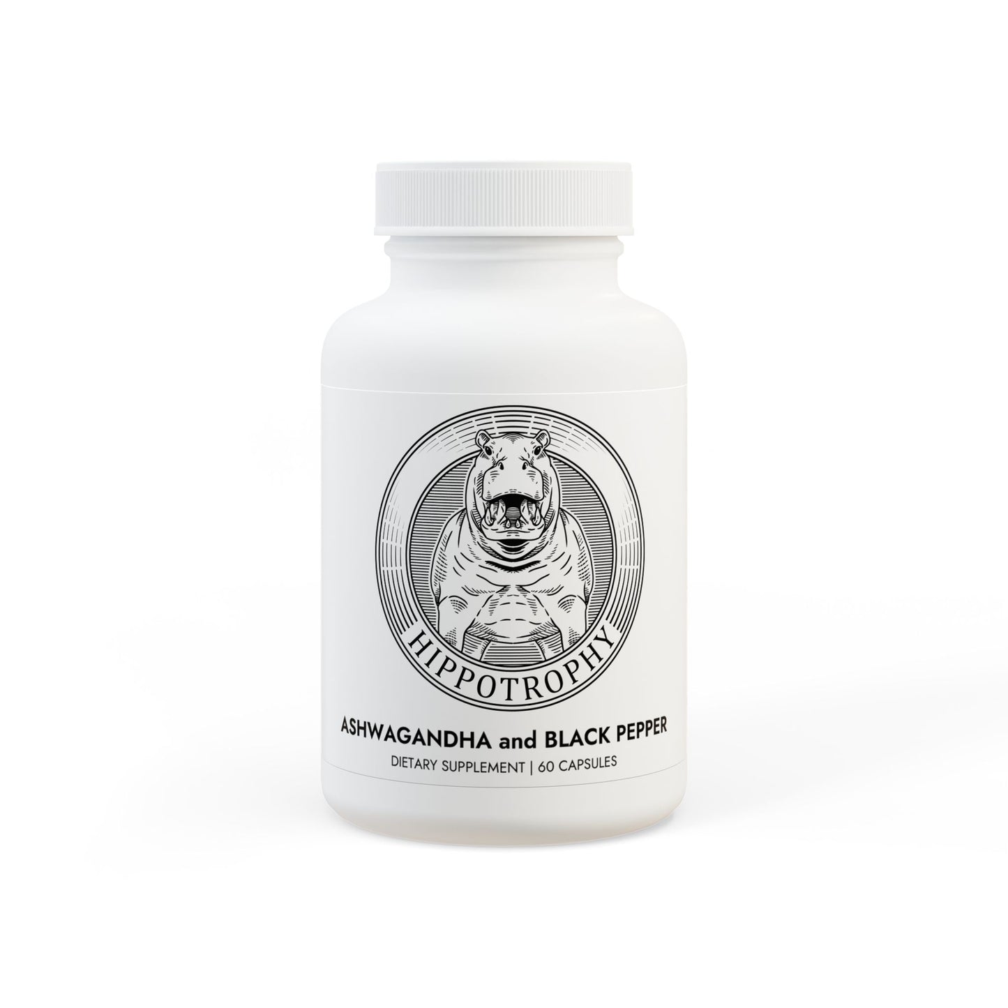 Ashwagandha and Black Pepper Supplement (60 capsules)